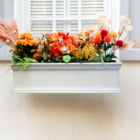 heritage style pvc flower box planter box