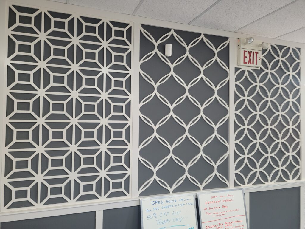 PVC accent wall panel styles