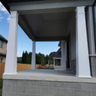 Guppy - tapered pvc column wrap kit with a rams crown and neck ring