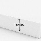 3/4" thick which PVC foam board sheet supplied by Columns Plus in Cambridge, Ontario