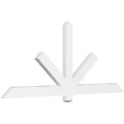 Kennewick style architectural grade gable bracket made out of PVC
