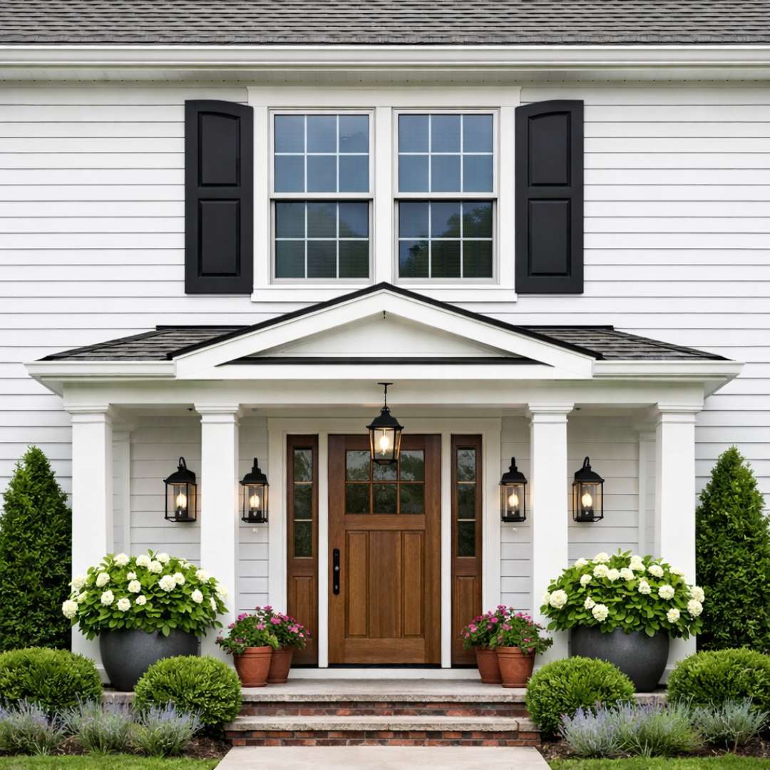 maine shutter style (1) Home exterior panel window shutters and / or door shutters (Set of Two)