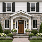 Home exterior panel window shutters and / or door shutters (Set of Two)