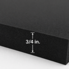 3/4" thick black PVC foam board sheet supplied by Columns Plus in Cambridge, Ontario